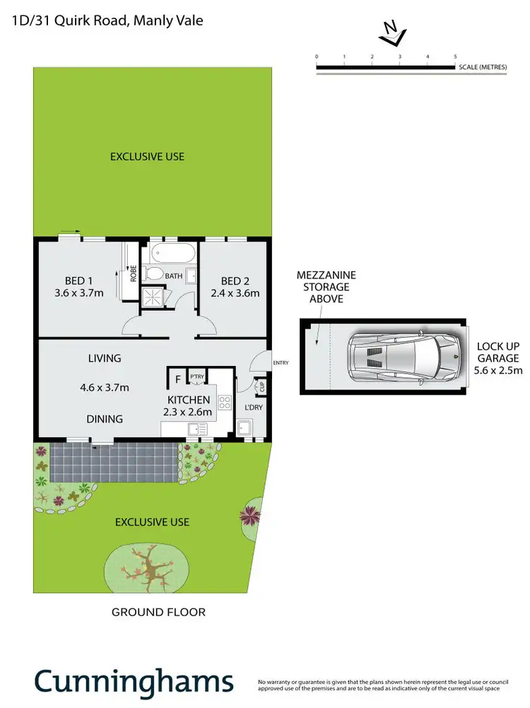 Floorplan of Homely apartment listing, 1d/31 Quirk Road, Manly Vale NSW 2093