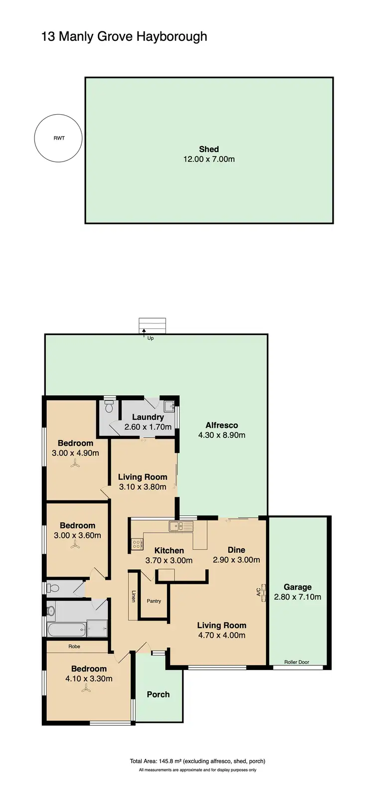 Floorplan of Homely house listing, 13 Manly Grove, Hayborough SA 5211