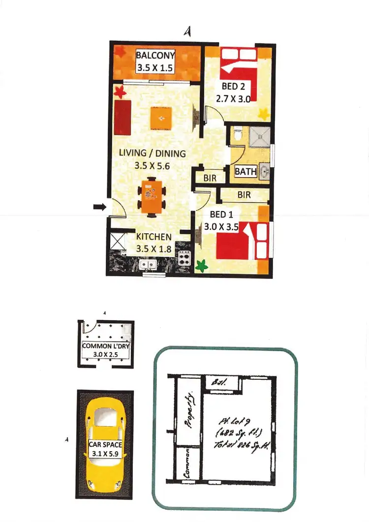 Floorplan of Homely apartment listing, 9/162 Croydon Avenue, Croydon Park NSW 2133