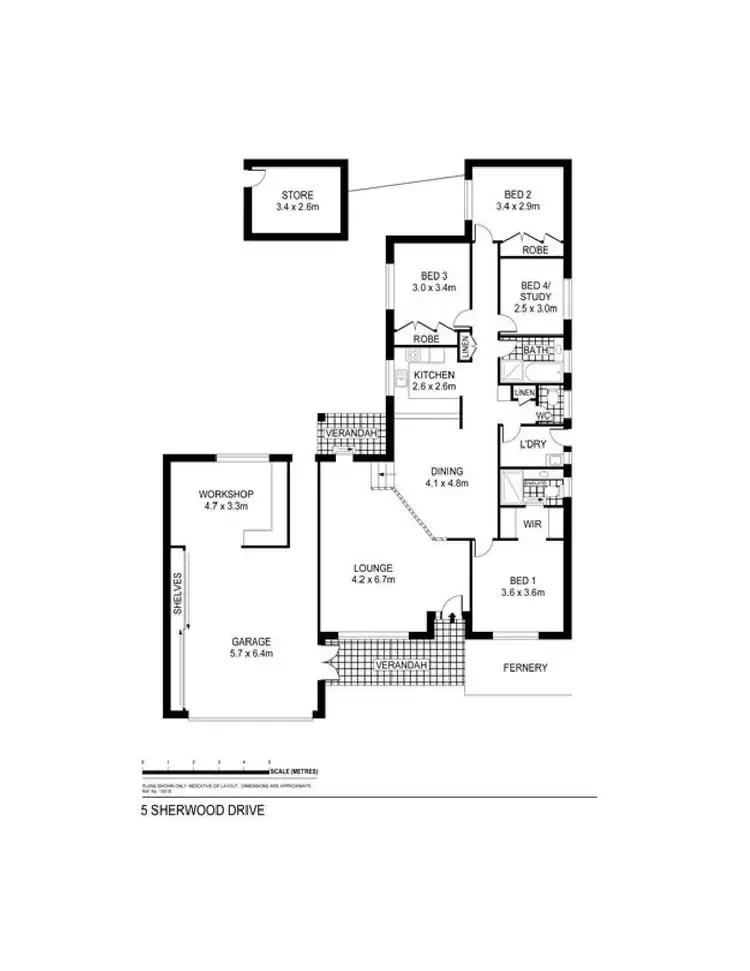 Floorplan of Homely house listing, 5 Sherwood Drive, Flora Hill VIC 3550