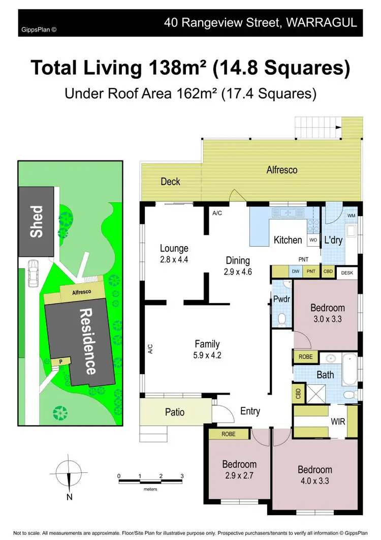 Floorplan of Homely house listing, 40 Rangeview Street, Warragul VIC 3820