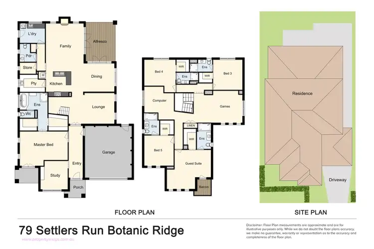 Floorplan of Homely house listing, 79 Settlers Run, Botanic Ridge VIC 3977