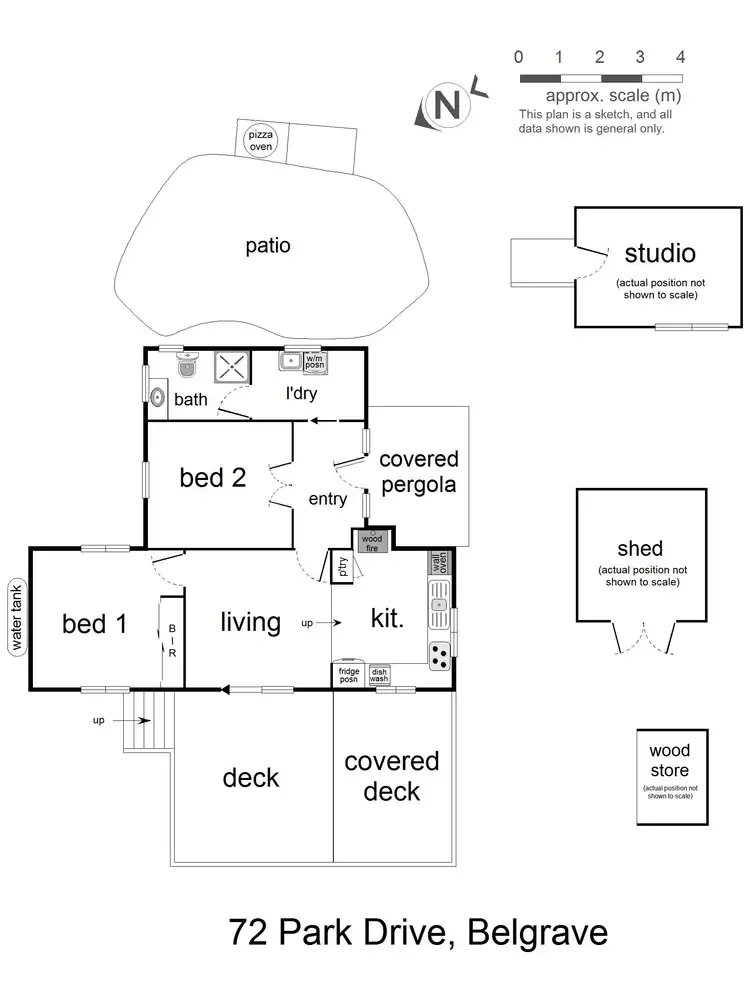 Floorplan of Homely house listing, 72 Park Drive, Belgrave VIC 3160