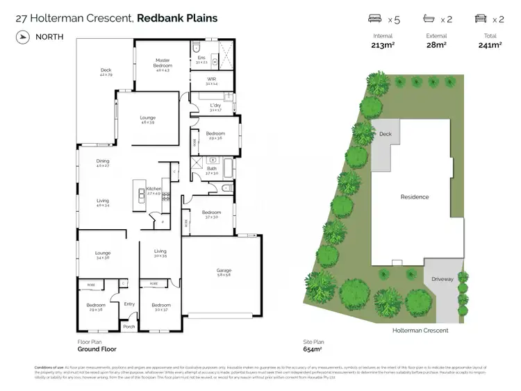 Floorplan of Homely house listing, 27 Holterman Crescent, Redbank Plains QLD 4301