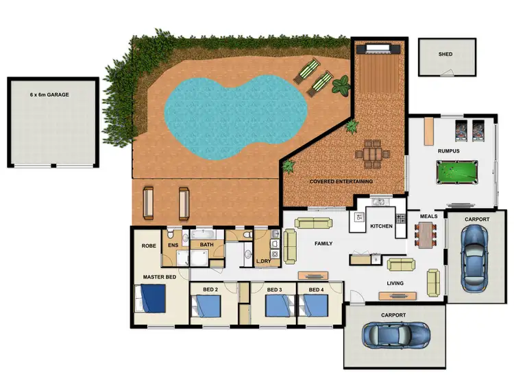 Floorplan of Homely house listing, 31 Colisa Cres, Regents Park QLD 4118