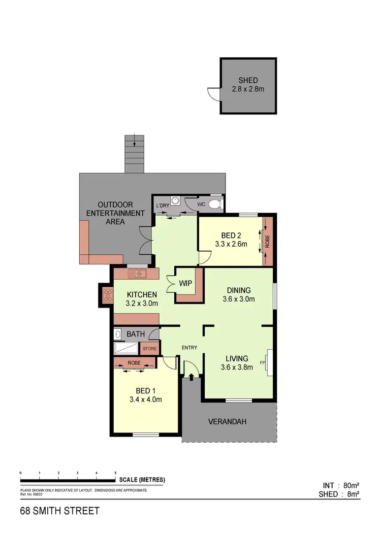 Floorplan of Homely house listing, 68 Smith Street, Bendigo VIC 3550