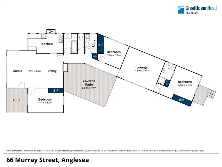 Floorplan of Homely house listing, 66 Murray Street, Anglesea VIC 3230