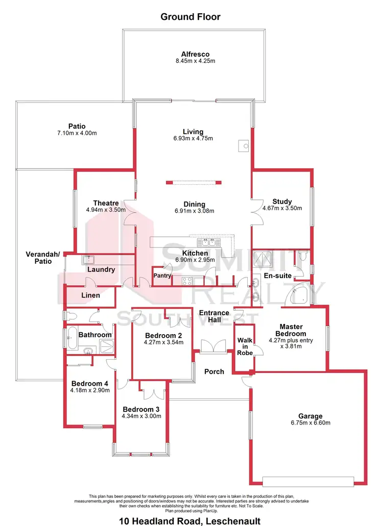Floorplan of Homely house listing, 2 Tributary Place, Leschenault WA 6233