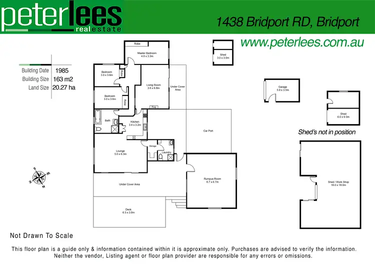 Floorplan of Homely house listing, 1438 Bridport Road, Bridport TAS 7262