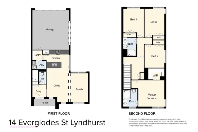 Floorplan of Homely townhouse listing, 14 Everglades Street, Lyndhurst VIC 3975