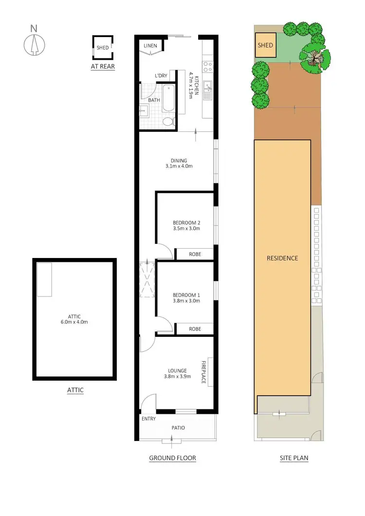 Floorplan of Homely house listing, 183 Addison Road, Marrickville NSW 2204