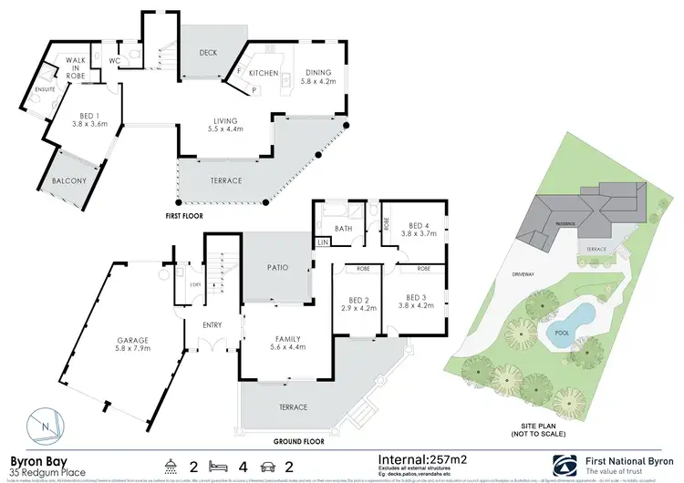 Floorplan of Homely house listing, 35 Redgum Place, Suffolk Park NSW 2481