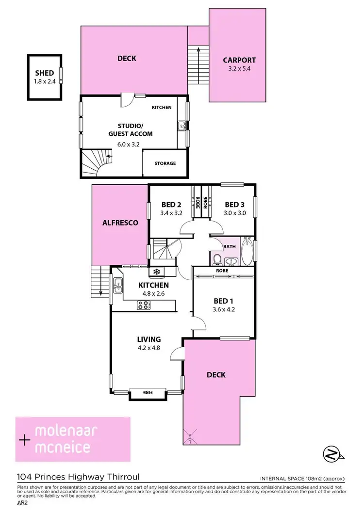 Floorplan of Homely house listing, 104 Princes Highway, Thirroul NSW 2515