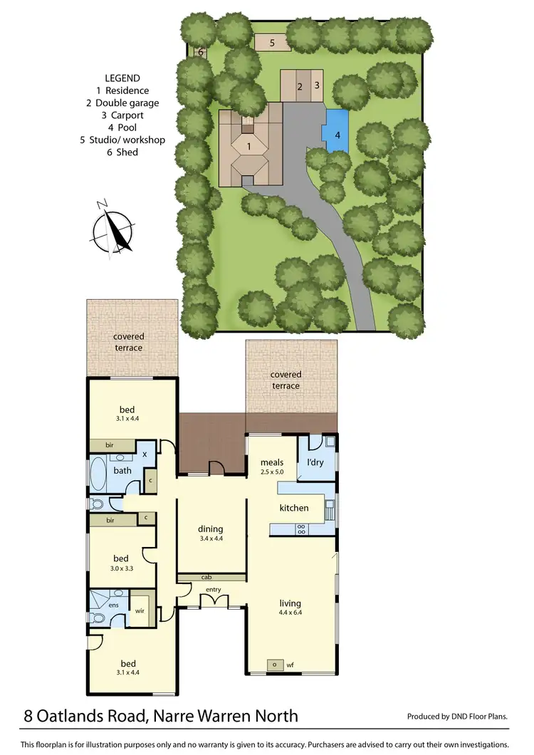 Floorplan of Homely house listing, 8 Oatlands Road, Narre Warren North VIC 3804