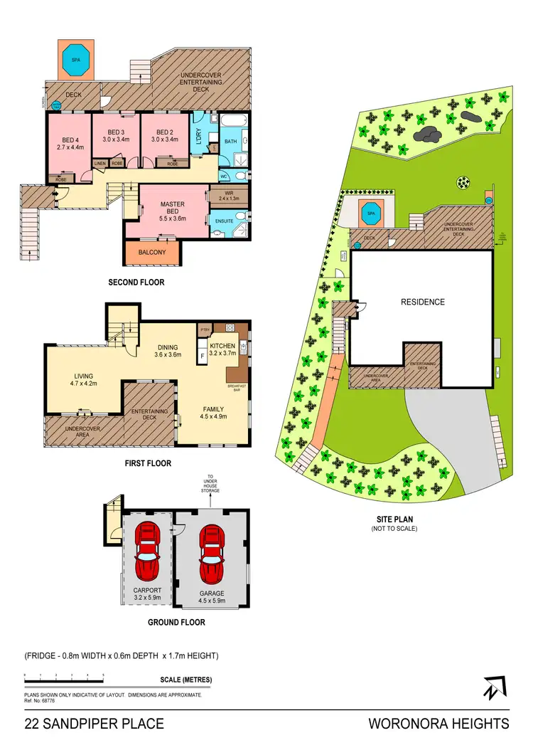 Floorplan of Homely house listing, 22 Sandpiper Place, Woronora Heights NSW 2233