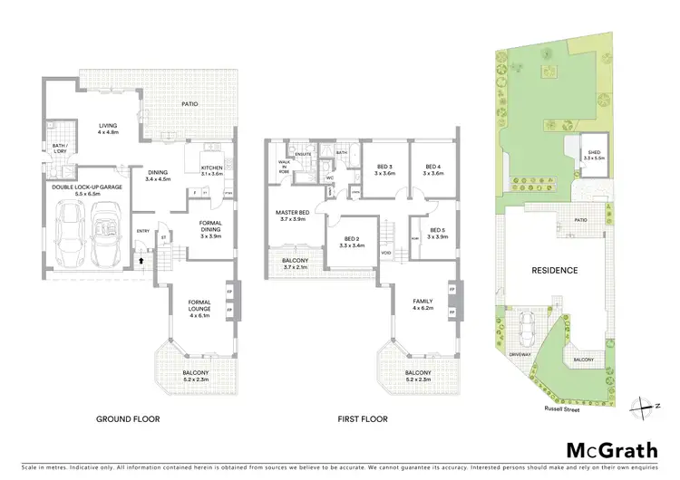 Floorplan of Homely house listing, 33 Russell Street, Oatley NSW 2223