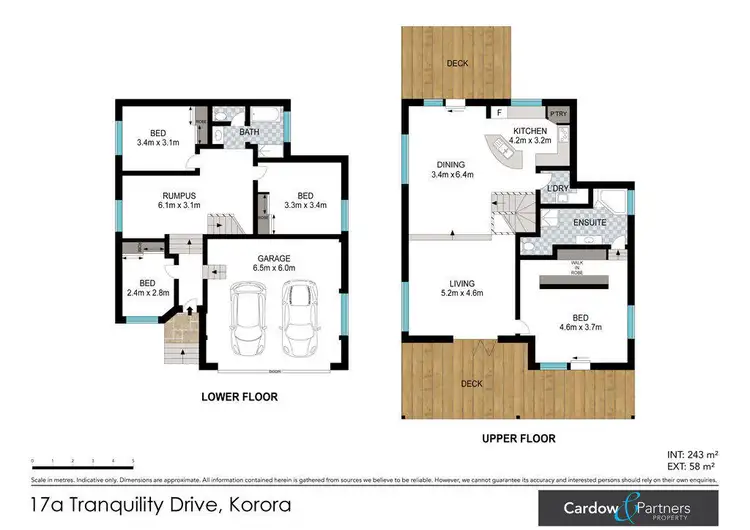 Floorplan of Homely house listing, 17A Tranquility Drive, Korora NSW 2450