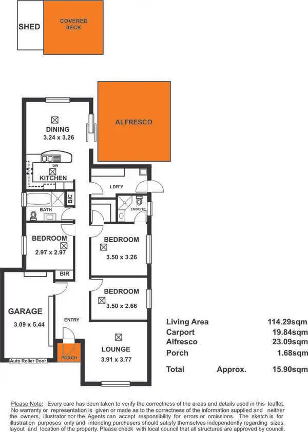 Floorplan of Homely house listing, 19 Emily Street, Birkenhead SA 5015