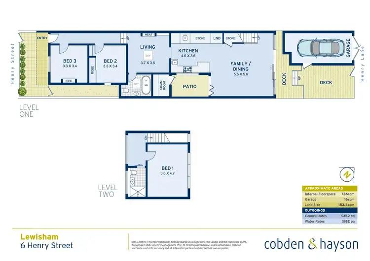 Floorplan of Homely house listing, 6 Henry Street, Lewisham NSW 2049