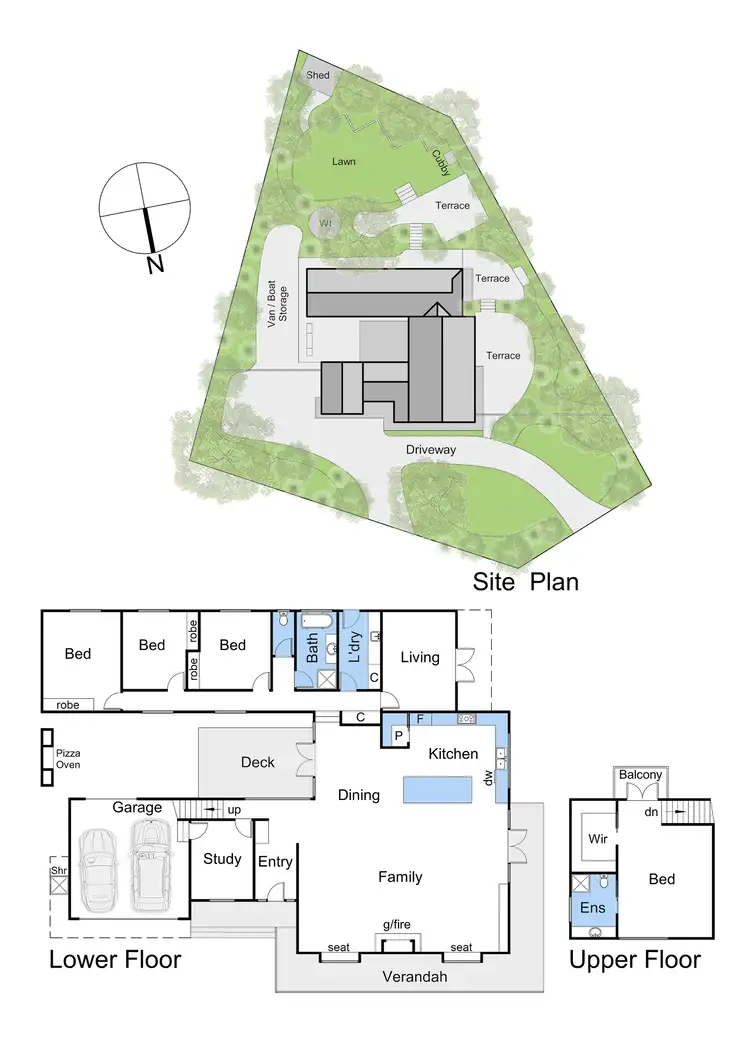 Floorplan of Homely house listing, 12-14 Somers Avenue, Mount Martha VIC 3934