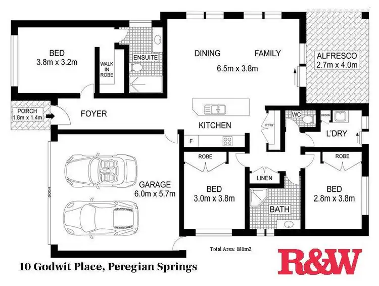 Floorplan of Homely house listing, 10 Godwit Place, Peregian Springs QLD 4573