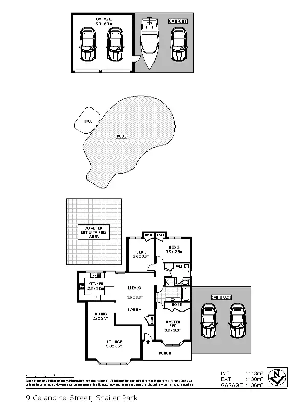 Floorplan of Homely house listing, 9 Celandine Street, Shailer Park QLD 4128