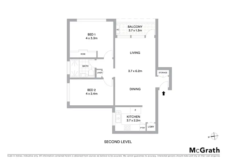 Floorplan of Homely apartment listing, 17/158 Chuter Avenue, Sans Souci NSW 2219