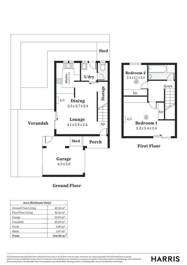 Floorplan of Homely townhouse listing, 12/2 Rowells Road, Lockleys SA 5032