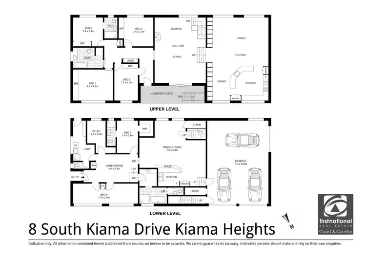 Floorplan of Homely house listing, 8 South Kiama Drive, Kiama Heights NSW 2533
