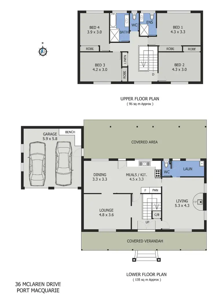 Floorplan of Homely house listing, 36 McLaren Drive, Port Macquarie NSW 2444