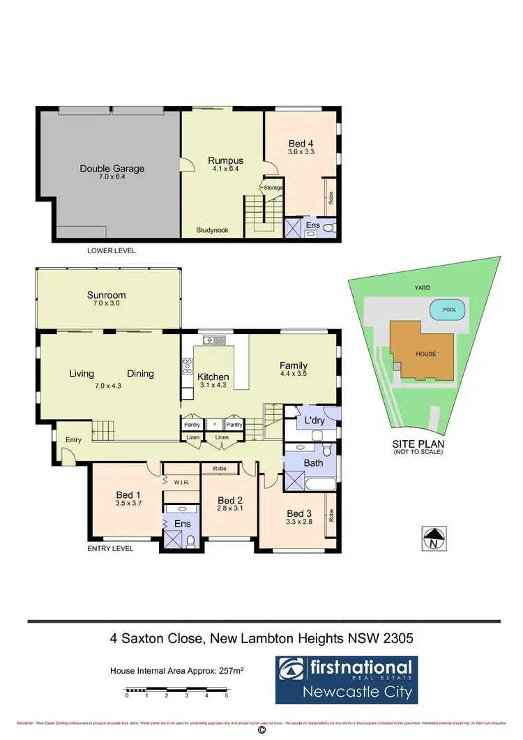 Floorplan of Homely house listing, 4 Saxton Close, New Lambton Heights NSW 2305