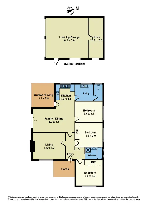 Floorplan of Homely house listing, 1 Sturt Street, Sunshine VIC 3020