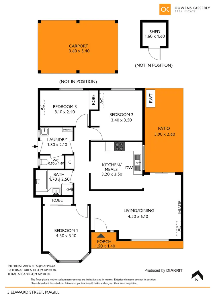 Floorplan of Homely house listing, 5 Edward Street, Magill SA 5072