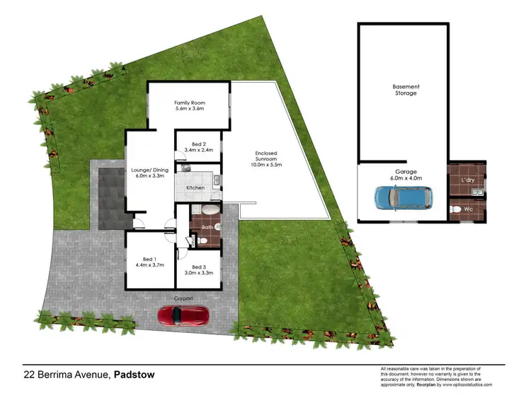 Floorplan of Homely house listing, 22 Berrima Avenue, Padstow NSW 2211
