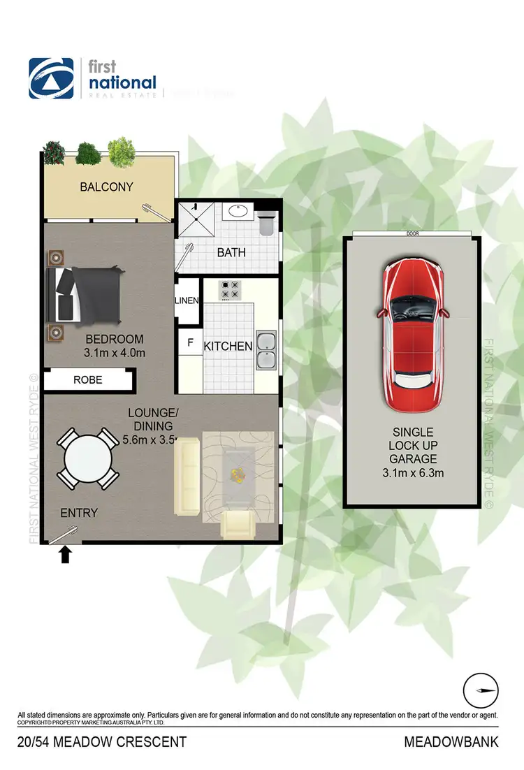 Floorplan of Homely apartment listing, 20/54 Meadow Crescent, Meadowbank NSW 2114