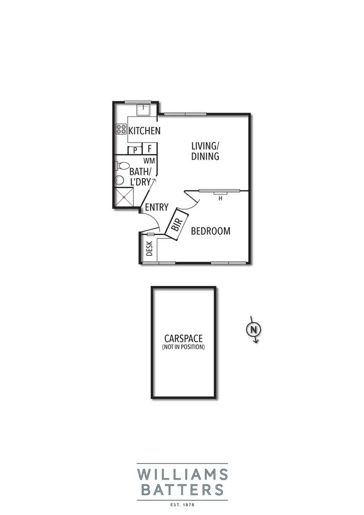 Floorplan of Homely apartment listing, 2/23 Tivoli Road, South Yarra VIC 3141