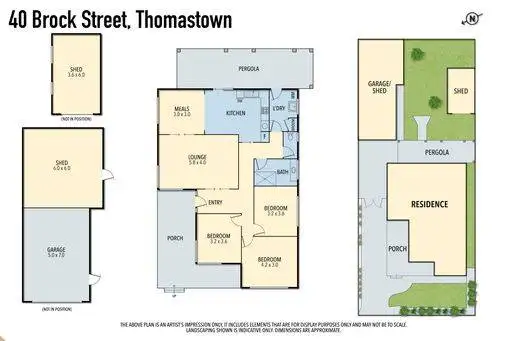 Floorplan of Homely house listing, 40 Brock Street, Thomastown VIC 3074