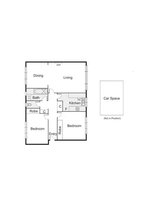 Floorplan of Homely apartment listing, 6/161 Brighton Road, Elwood VIC 3184
