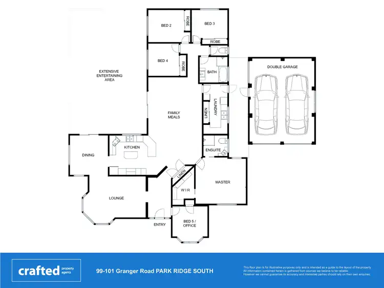 Floorplan of Homely house listing, 99-101 Granger Road, Park Ridge South QLD 4125