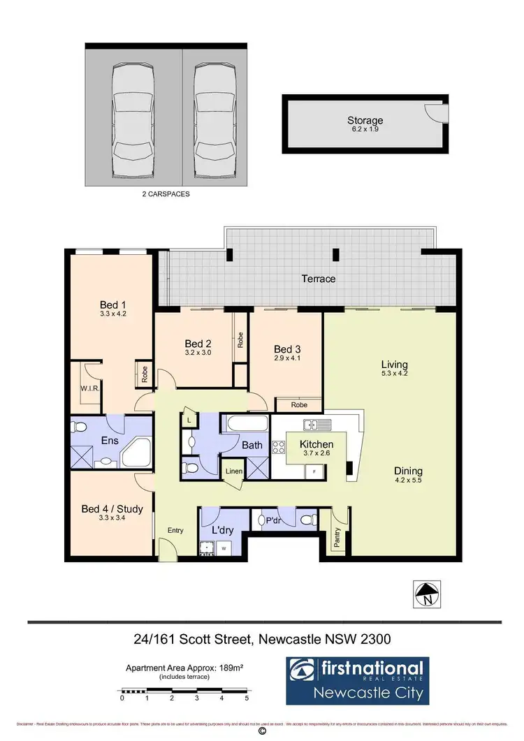 Floorplan of Homely apartment listing, 24/161 Scott Street, Newcastle NSW 2300