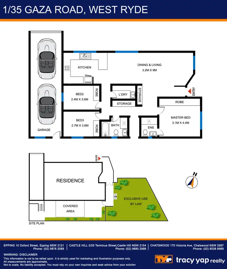 Floorplan of Homely villa listing, 1/35 Gaza Road, West Ryde NSW 2114
