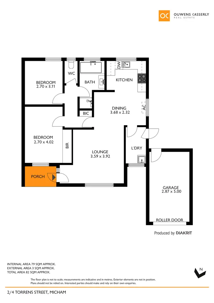 Floorplan of Homely unit listing, 2/4 Torrens Street, Mitcham SA 5062