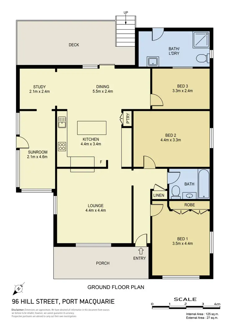 Floorplan of Homely house listing, 96 Hill Street, Port Macquarie NSW 2444