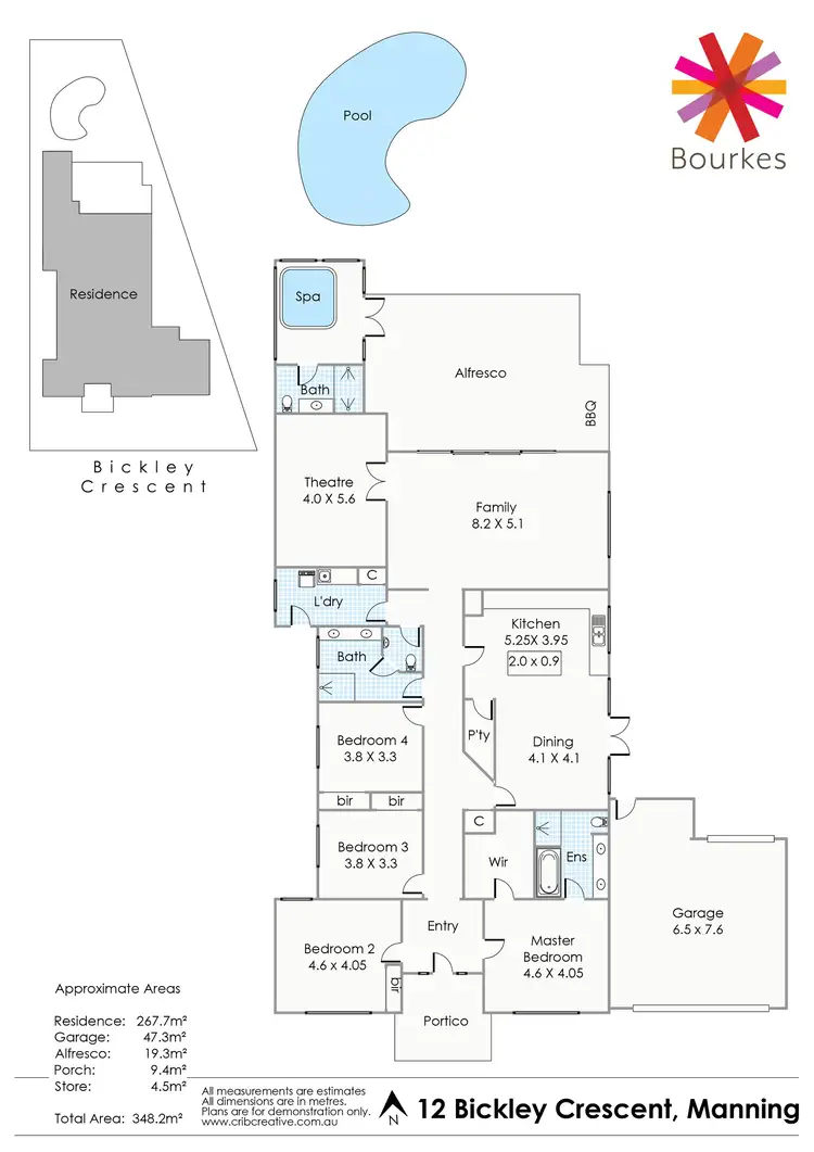 Floorplan of Homely house listing, 12 Bickley Crescent, Manning WA 6152