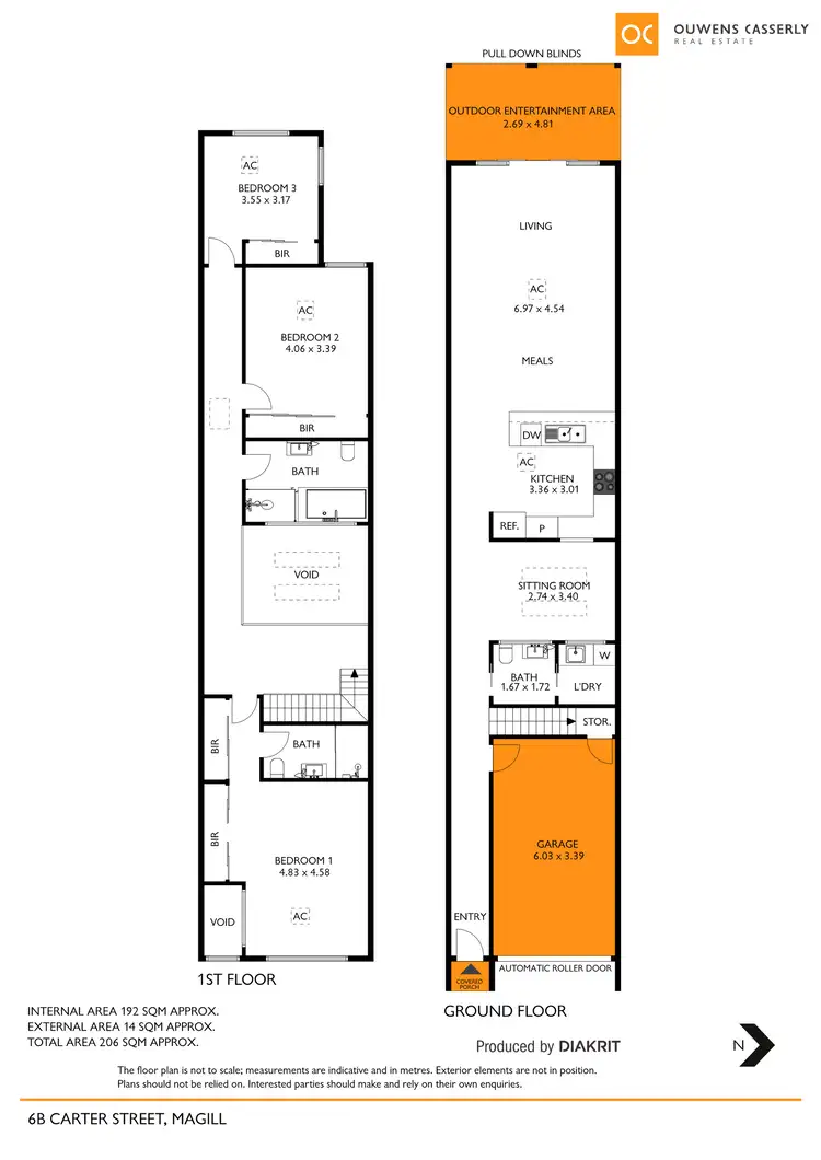 Floorplan of Homely townhouse listing, 6B Carter Street, Magill SA 5072
