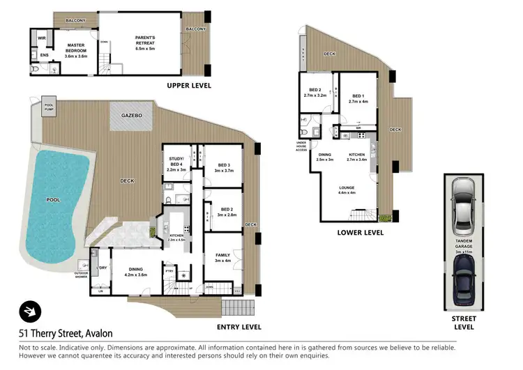 Floorplan of Homely house listing, 51 Therry Street, Avalon Beach NSW 2107