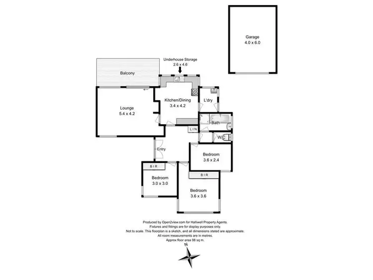 Floorplan of Homely house listing, 34 South Road, West Ulverstone TAS 7315