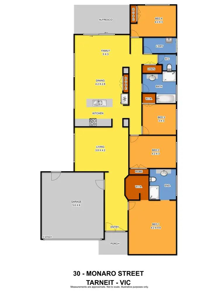 Floorplan of Homely house listing, 30 Monaro Street, Tarneit VIC 3029