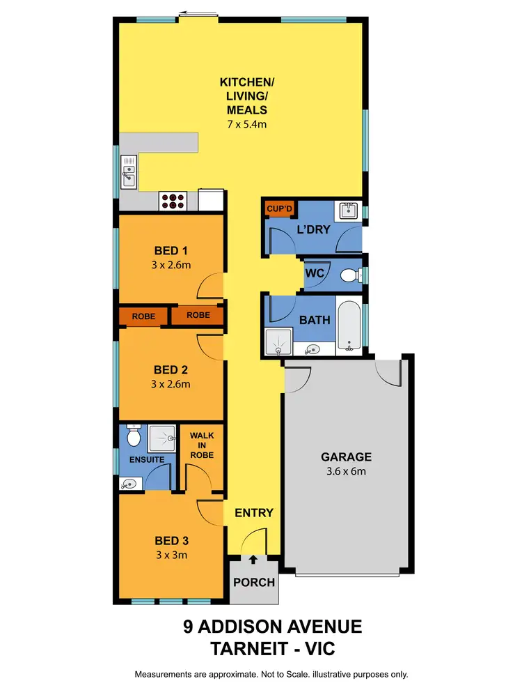 Floorplan of Homely house listing, 9 Addison Avenue, Tarneit VIC 3029