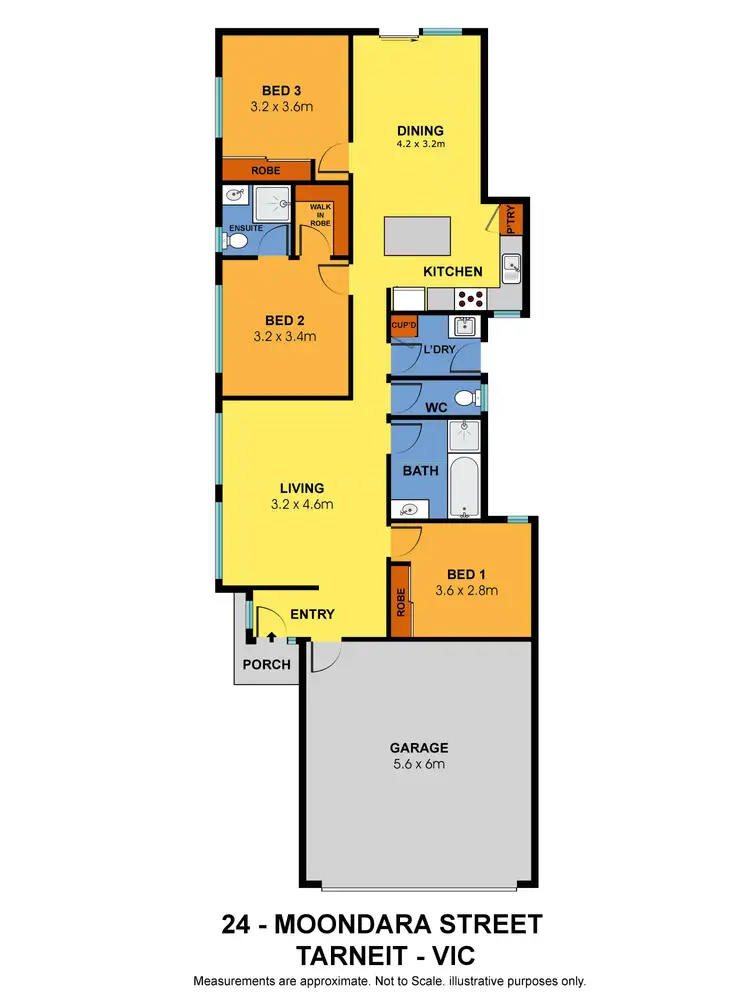 Floorplan of Homely house listing, 24 Moondara Street, Tarneit VIC 3029